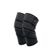 thumbnail image 1 of Vendas Para Elasticas Rodillas Gym Crossfit 1 Par Belug, Negras rallas Blancas, 1 of 5