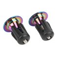 thumbnail image 3 of 1 Pair Bike Handlebar Grips Galvanized Screw Caps Colorful Cycling Accessories, 3 of 4
