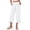 BG34_White, variant on Linen Capri Pants for Women Elastic High Waist Tulip Hem Capris Loose Wide Leg Beach Cropped Trousers with Pockets Navy M