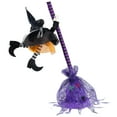 thumbnail image 6 of Northlight Animated Flying Witch with Broom Halloween Decoration - 25", 6 of 7