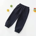 thumbnail image 5 of Povozer Toddler Baby Boys Girls Sweatpants Elastic Waist Bottom Pants(Gray,6-7T), 5 of 6
