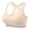 C, variant on Women's Plus Size Crisscross Back Sports Bra, Wireless Full Coverage Breathable Comfortable Racerback Bralette A XXXXL