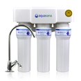 thumbnail image 1 of Filtro de agua para debajo del fregadero Aquasana de 3 etapas Max Flow Chrome, 1 of 3