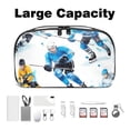 thumbnail image 3 of Ice Hockey Digital Storage Bag with Oxford Cloth Material - Waterproof USB Pouch, Digital Pouch, Cable Organizer Storage for Cell Phone Charger Cord - 5.9x9.44x3.14 in, 3 of 6