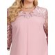 thumbnail image 4 of Vestidos de verano de talla grande para mujer, ropa Formal holgada con bordado Floral de retazos, para fiesta de boda, banquete y graduación, 2024, 4 of 6