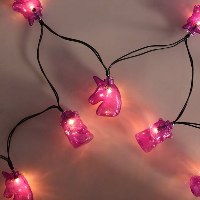 Luminous usb mobile phone charging line colored light string with Flamingo beast head LED light string Christmas decoration night light