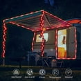 thumbnail image 2 of Luces de Cuerda Solar Jnaurb 20 m 200 LED Impermeables Rojas, 2 of 7