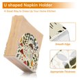 thumbnail image 3 of Ryvnso Mushrooms Leaves Acrylic Napkin Holder Table Kitchen Paper Tissue Organization, 3 of 7