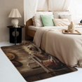 thumbnail image 3 of Cowboy Rugs for Bedroom - 4x5 Rug - Cowboy Rug - Western Country Area Rug - Cowboy Hat Boot Rugs - Rustic Farmhouse Carpet, 3 of 7