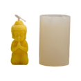 thumbnail image 5 of Estatua de Buda 3d molde de silicona para hacer velas hecho a mano moldes de jabón polímero bricolaje, Buda de tres caras Feliz Sencillez, 5 of 5