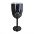 thumbnail image 1 of Copa de Vino Copa de Doble Capa de Acero Inoxidable Color Vaso de Gran Capacidad de Vino Resistente Negro, 1 of 7