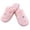 Pink, variant on CTM Flower Print Fur Slippers (Women)