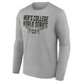 thumbnail image 2 of Men's Heather Gray 2025 NCAA Baseball Selection Show Long Sleeve T-Shirt, 2 of 3