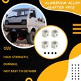 thumbnail image 3 of Paquete de adaptadores de 4 5 mm a 12 mm Reengir la mano de obra exquisita mejora el rendimiento de alta resistencia RC RC Vehicle Wheel cubo Acoplador Pilator Inevent FN001785-01, 3 of 7