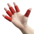 thumbnail image 2 of Finger Protectors for Injury Finger Bandage, Stretchable Finger Cover for Basketball Finger Protection 10 PCS, 2 of 7