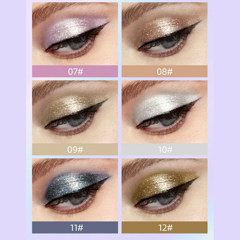 yolai color makeup pearl sequins liquid eye shadow christmas stage makeup  body sequins gel eye shadow 10ml 