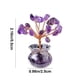 thumbnail image 3 of Adorno del Árbol de la Vida de Cristal - Árbol de Astillas de Cristal Natural • Tejido a Mano • 2,16" • Decoración de escritorio para casa, oficina, meditación, 3 of 6