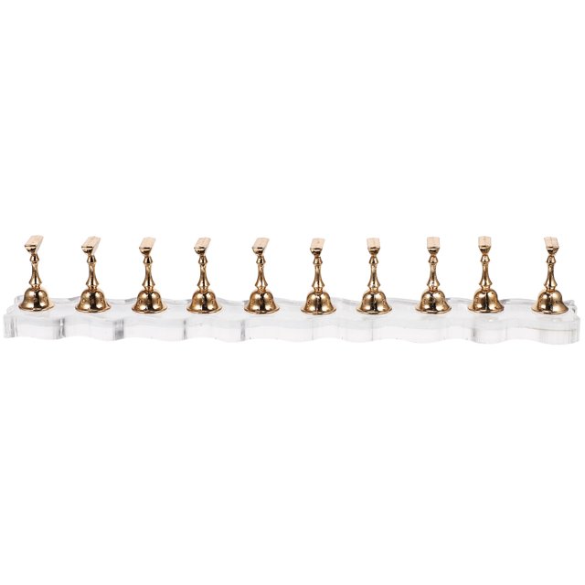 Shisuyan 1 Set of Practice Nail Holder Manicure Nail Display Creative Nail Stand Nail Rack Nail Holder