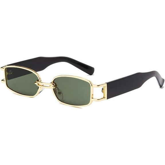 Fashion Small Rectangle Women Sunglasses Designer Vintage Punk Sun Glasses Men Shades UV400 Clear Eyewear