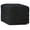 Black, variant on Pemberly Row Transitional Genuine Leather Boho Square Pouf in Cream