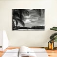 thumbnail image 3 of Elephant Stock Hauru Point Wall Art - Horizontal Canvas Wall Art - Living Room Wall Decor - Beach Canvas - Gray And Black Decor - 12" x 8", 3 of 8