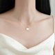 thumbnail image 5 of S925 sterling silver gold-plated light luxury bag necklace, 5 of 5