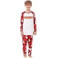 thumbnail image 3 of RXMEKW Ensemble de Pyjama à Manches Longues Imprimé Bonhomme de Neige pour Famille Assorti pour Femmes Hommes Enfants Rouge, 3 of 7