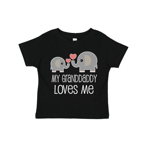 Inktastic Grandaddy Loves Me Grandchild Boys or Girls Toddler T-Shirt