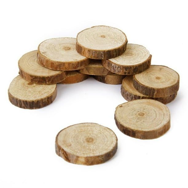 KOTARBAU® 3 X Discos Decorativos De Madera, 24,5 Cm, Rodajas De Madera Natural, Rebanadas De Madera, Decoración Ecológica, Sin Acabado, Troncos