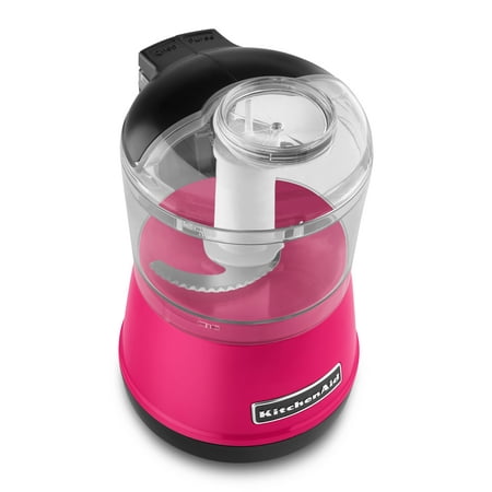 KitchenAid KFC3516CB 3.5 Cup Food Chopper, Cranberry (RENEWED) (CERTIFIED REFURBISHED)
