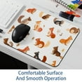 thumbnail image 6 of Squirrel Desk Pad Mouse Mat Desk Mat - Square 8.3x9.8 Inch Non-Slip Rubber Bottom Printed, Suitable for Office and Gaming, 6 of 6