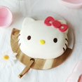 thumbnail image 4 of Hello Kitty Cake Pan,8-Inch Non-Stick Silicone Cake Mold for Oven and Instant Pot Baking (Pink), 4 of 6