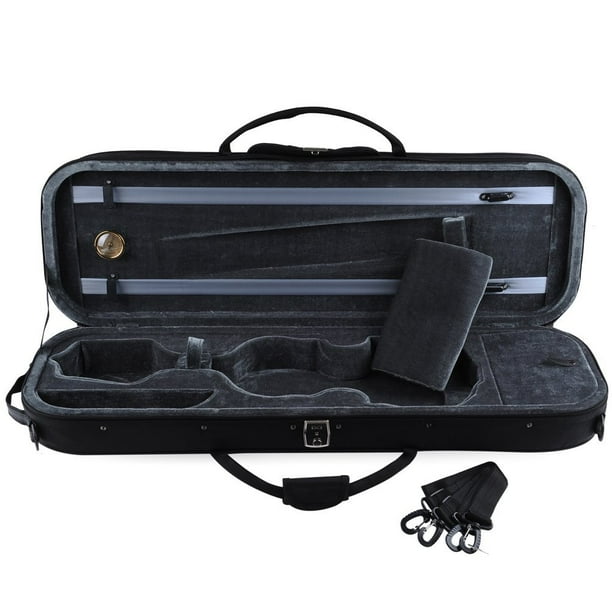 ADM Full Size Oblong Shape Lightwight Violin Case with Hygrometer and