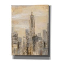 Epic Graffiti 'City Blocks II' by Silvia Vassileva, Canvas Wall Art, 40"x54"