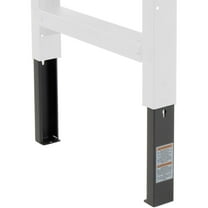 Global Industrial Leg Extender Kit Black Pack of 2