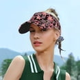 thumbnail image 6 of Xecao Lilies Flowers for Adult Sun Cap offers versatile sun protection with adjustable Velcro for a secure fit., 6 of 8