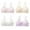 4 colors, variant on Training Bras for Girl's Seamless Bra Cotton Crop Bralette Camisole Pack of 4