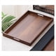 thumbnail image 2 of Bandeja Rectangular de Madera de Bambú para Té, Color Nogal, con Asa para Almacenamiento, para Uso Doméstico, Juego de Té Japonés, 35 X 25 X 4 cm., 2 of 6