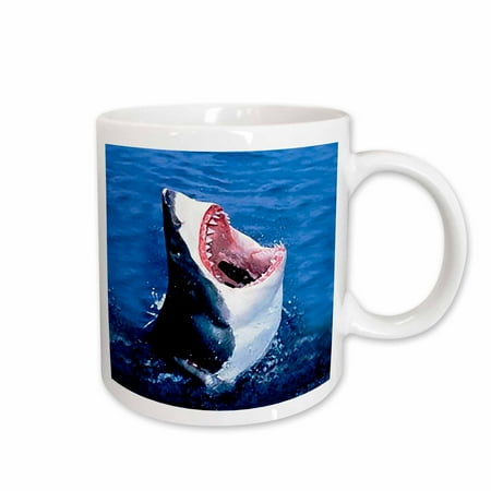 

3dRose Great White Shark Ceramic Mug 11-ounce