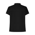 thumbnail image 3 of Yuyuzo Tunic Tops for Women Summer Notch V Neck Basic Shirts Ruffle Short Sleeve Loose Casual Tee Tops, 3 of 4