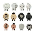 thumbnail image 2 of 10 pcs Golf Hat Clip Magnetic Metal Golf Cap Clips Golf Accessories For Golf Ball Mark Marker Drop Ship Long Leg Black, 2 of 6