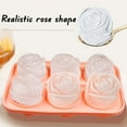 thumbnail image 3 of Rose Mold,Ice Cube Mold,Making 6 Giant Flower Shaped,Silicone Fun Large Ice Balls, 3 of 9