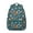 Blue-green-2, variant on Boho Cat Aesthetic Student School Backpack Floral Cat and Moon Artwork Pattern Watercolor Artistic Design Bookbag