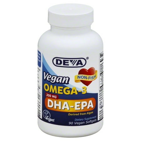 Deva Vegan Vitamins Omega 3 DHA EPA - 90 softgels