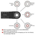 thumbnail image 2 of 20 PCS Wood/Metal  Quick Release Multitool Wood Oscillating Multi tool Blades, 2 of 8