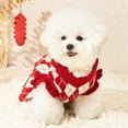thumbnail image 7 of GASTROPOD Dog Sweater,Red Diamond Knit Puppy Clothes,Pet Warm Outfit Small Dog Clothes,Style2, 7 of 7