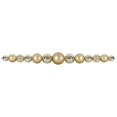 thumbnail image 1 of Vickerman N149608UV 9 ft. Gold Shiny & Matte Shatterproof UV Resistant Ball Garland, 1 of 1
