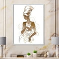 thumbnail image 2 of Designart 'Abstract African American Woman Portraits' Modern Framed Canvas Wall Art Print, 2 of 5