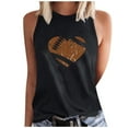 thumbnail image 2 of Boovnll Débardeurs pour Femmes, T-Shirt Sans Manches à Col Rond Imprimé Mode pour Femmes, Débardeur pour Femmes, 2 of 4