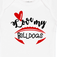thumbnail image 4 of Inktastic Love My Bulldogs Football Boys or Girls Baby Bodysuit, 4 of 5